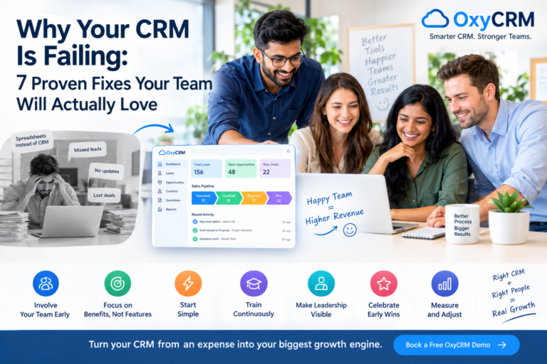 Why your CRM is failing: 7 fixes to improve CRM adoption in your team